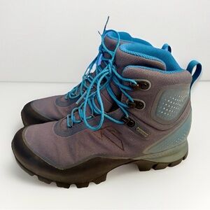 Tecnica Forge S GTX Womens Size 7.5 Hiking Boots Gray Blue Gore-Tex Vibram